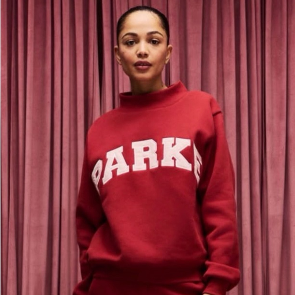 Parke Valentines Day Mockneck Crimson